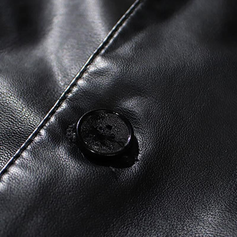 Vintage-schicke Lederjacke