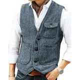 gilet-en-tweed-boutonnage-simple-col-v