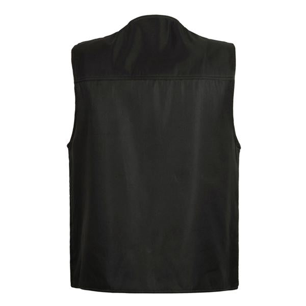gilet-boutonne-double-poche-col-v-vintage