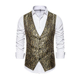 gilet-vintage-jacquard-col-v