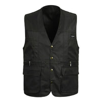 gilet-boutonne-double-poche-col-v-vintage