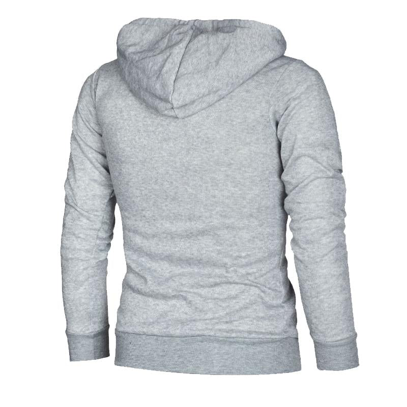 Vintage-Sweatshirt mit diagonalem Reißverschluss und schmaler Passform