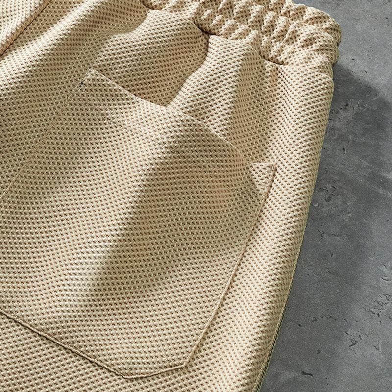 short-de-plage-vintage-ample-gaufre
