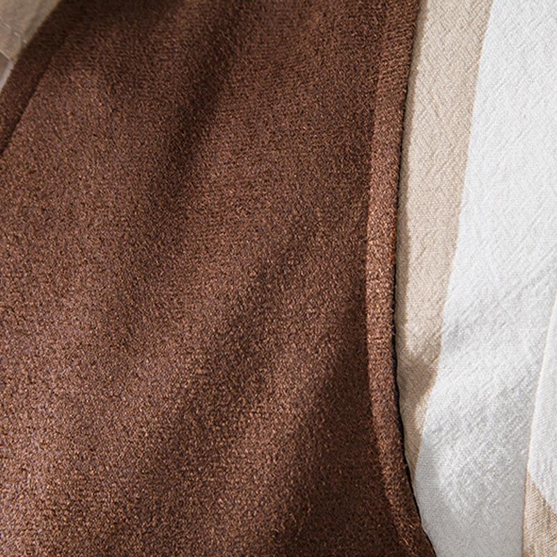 gilet-daim-vintage-col-v