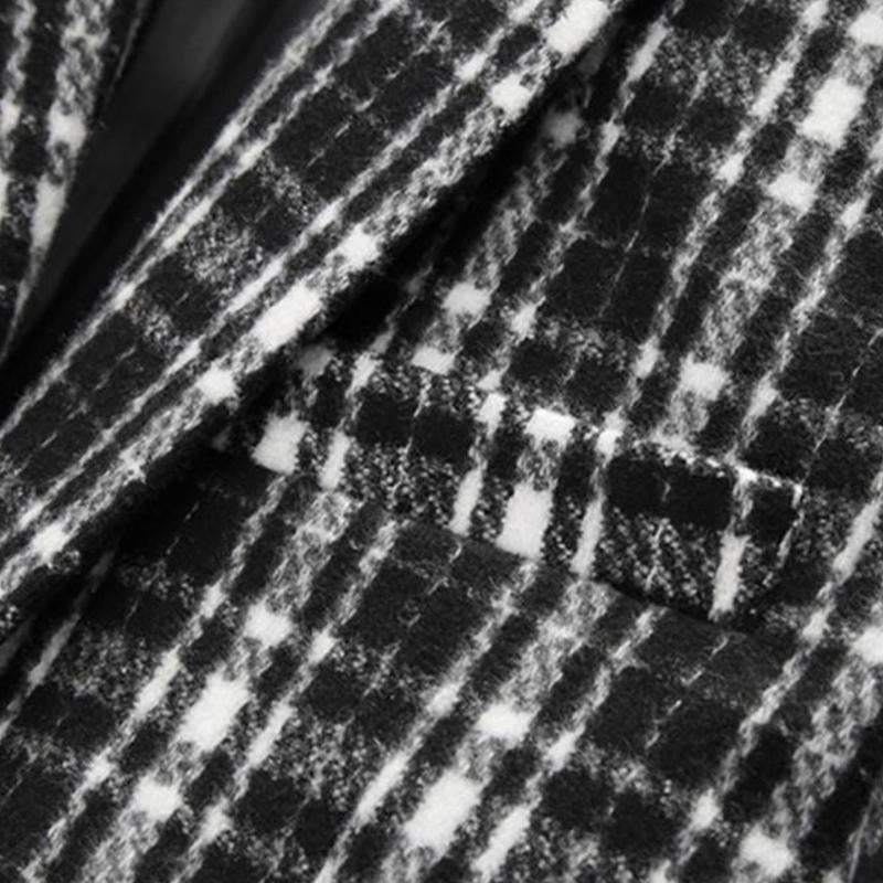 Karierter lässiger Vintage-Blazer für Herren