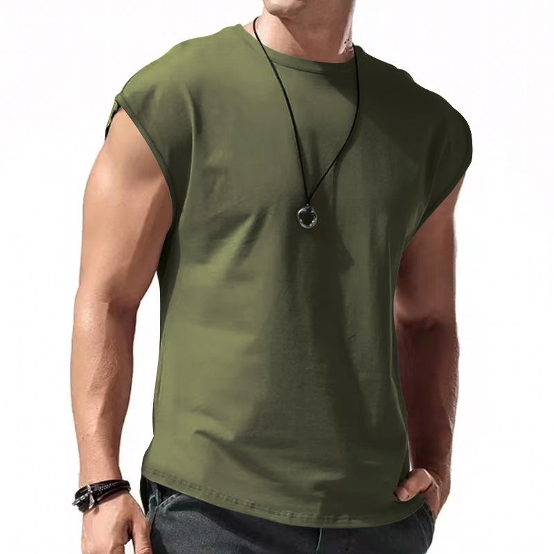 t-shirt-sport-uni-sans-manches-vintage