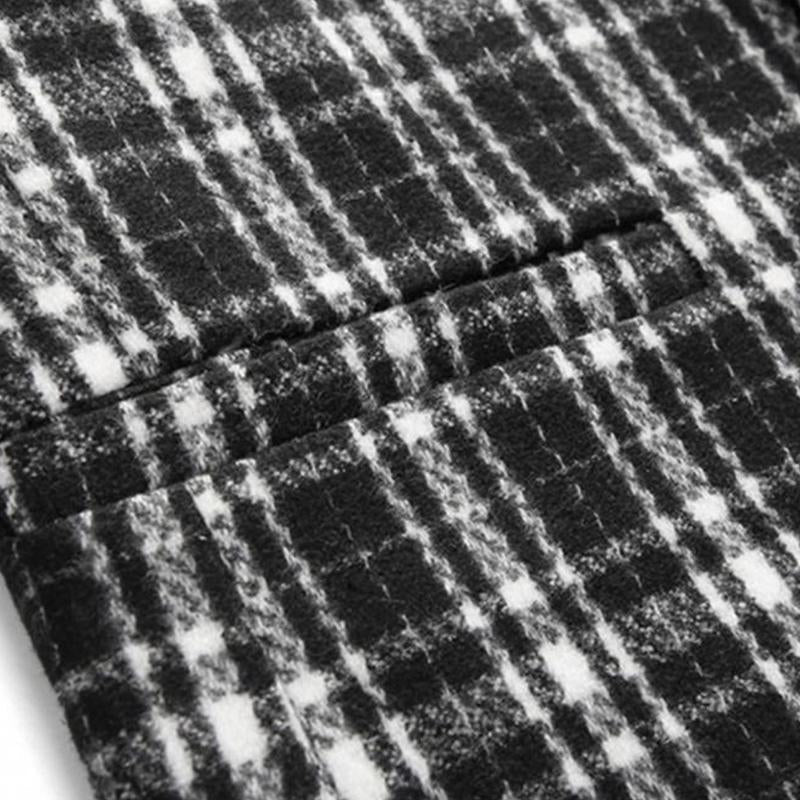 Karierter lässiger Vintage-Blazer für Herren