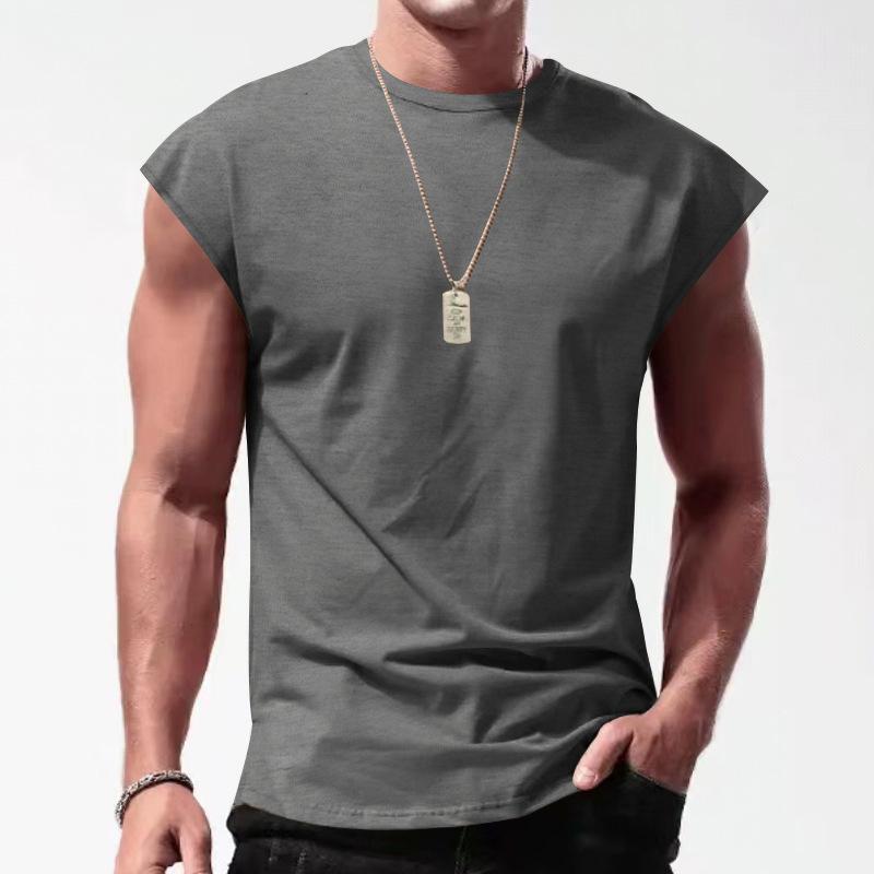 t-shirt-sport-uni-sans-manches-vintage