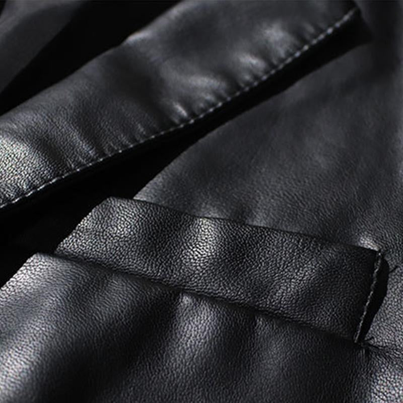 Vintage-schicke Lederjacke