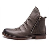 botte-vintage-en-cuir-marron