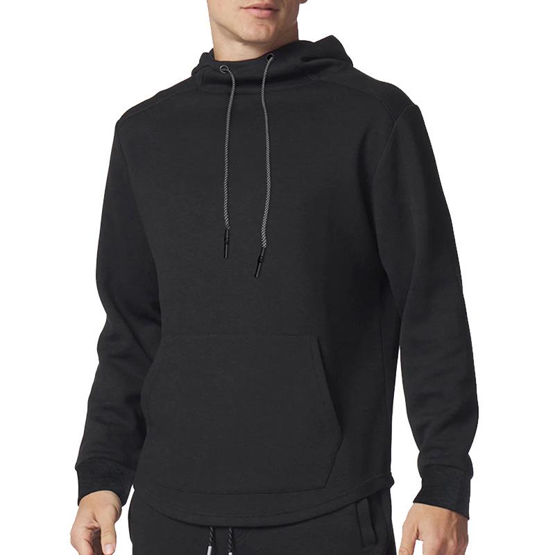 sweat-capuche-vintage-manches-raglan-couleur-unie