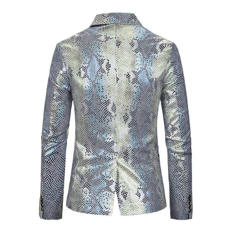 blazer-droit-imprime-paon-vintage