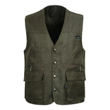 gilet-boutonne-double-poche-col-v-vintage