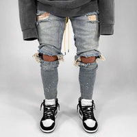 pantalon-crayon-denim-dechire-vintage