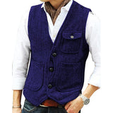 gilet-en-tweed-boutonnage-simple-col-v