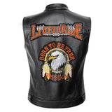 veste-cuir-motard-patch-tissu-brode-vintage