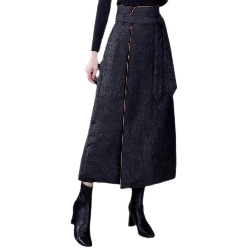 Jupe Longue Chaude Hiver Vintage 
