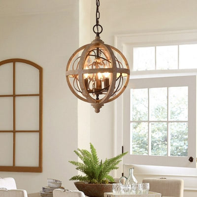 lustre-bois-ampoule-vintage