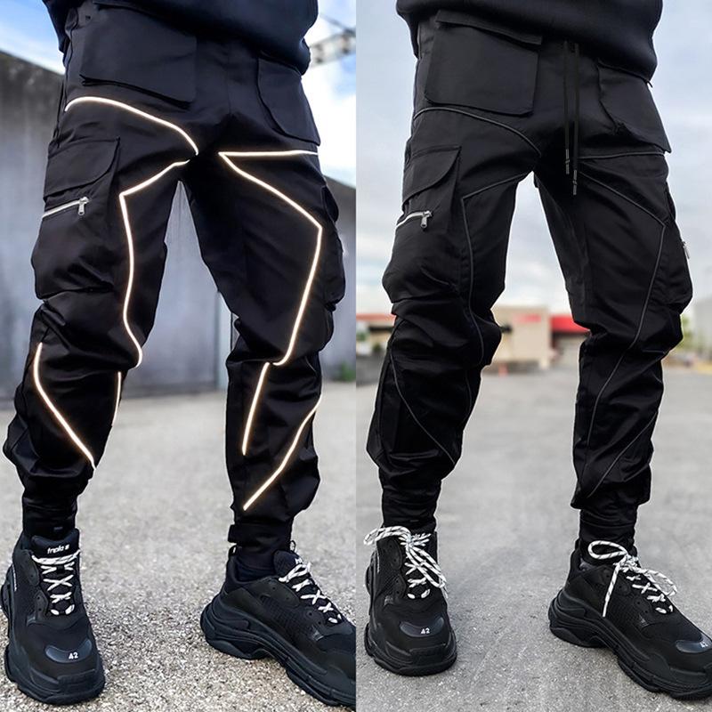 pantalon-sport-decontracte-multi-poches-vintage