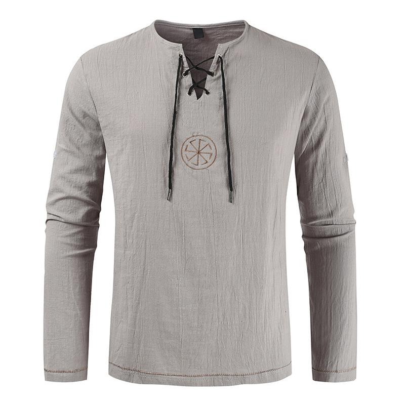 t-shirt-brode-col-cordon-vintage