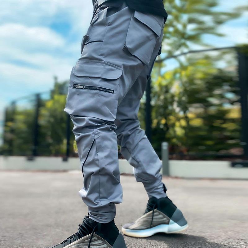 pantalon-sport-decontracte-multi-poches-vintage
