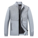 veste-vintage-col-montant-coutures-rayees