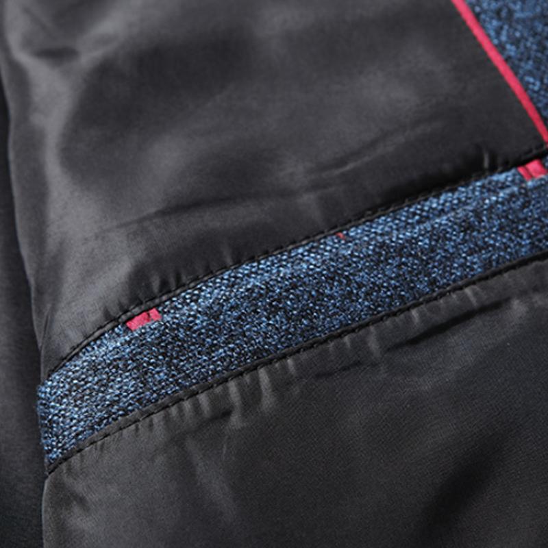 Vintage einfarbiger Revers-Blazer 