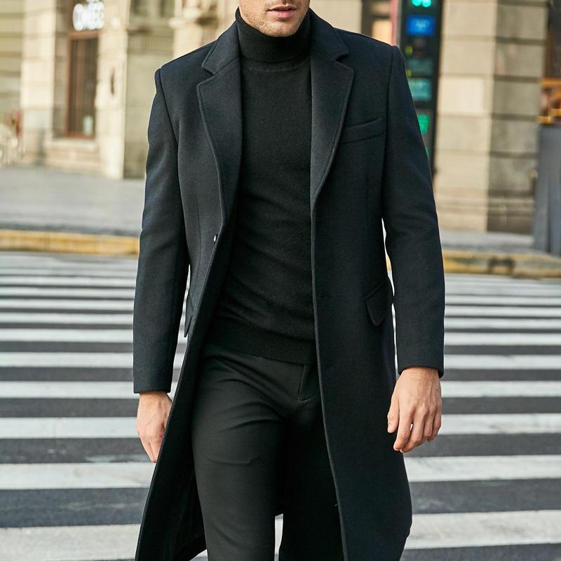 manteau-mi-long-uni-revers-crantes-vintage