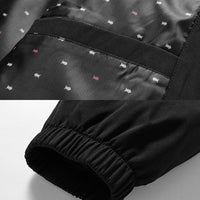 veste-vintage-col-montant-coutures-rayees