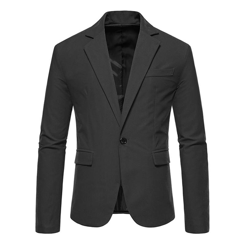 Ein-Knopf-Blazer aus Vintage-Wildleder