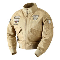 blouson-aviateur-coton-col-montant-vintage