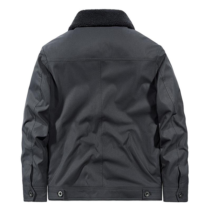 veste-vintage-ample-revers-epais-peluche