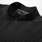 veste-vintage-col-montant-coutures-rayees