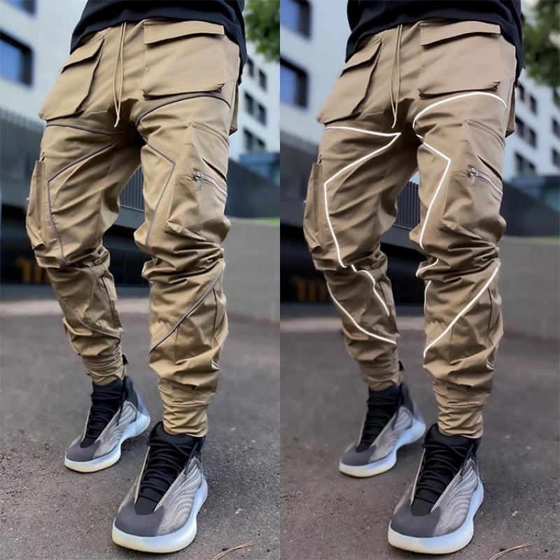 pantalon-sport-decontracte-multi-poches-vintage