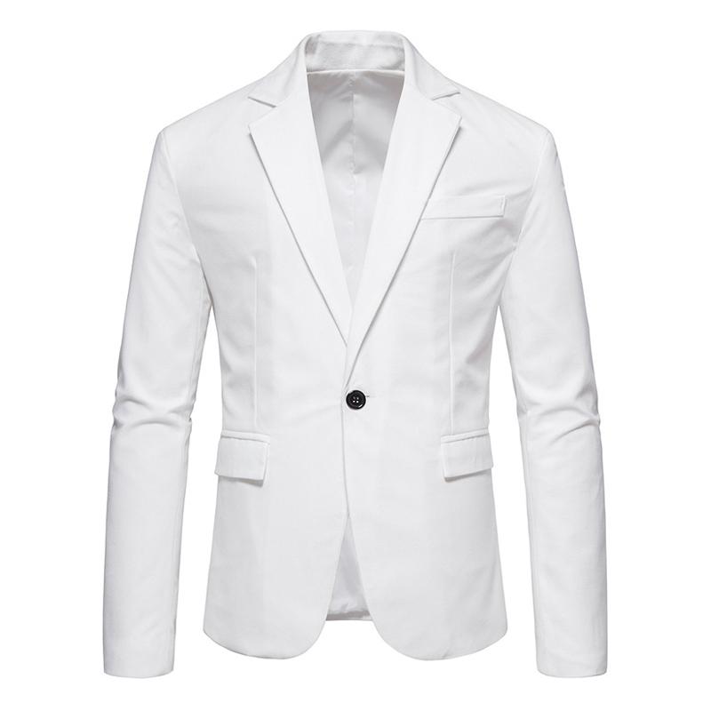 Ein-Knopf-Blazer aus Vintage-Wildleder