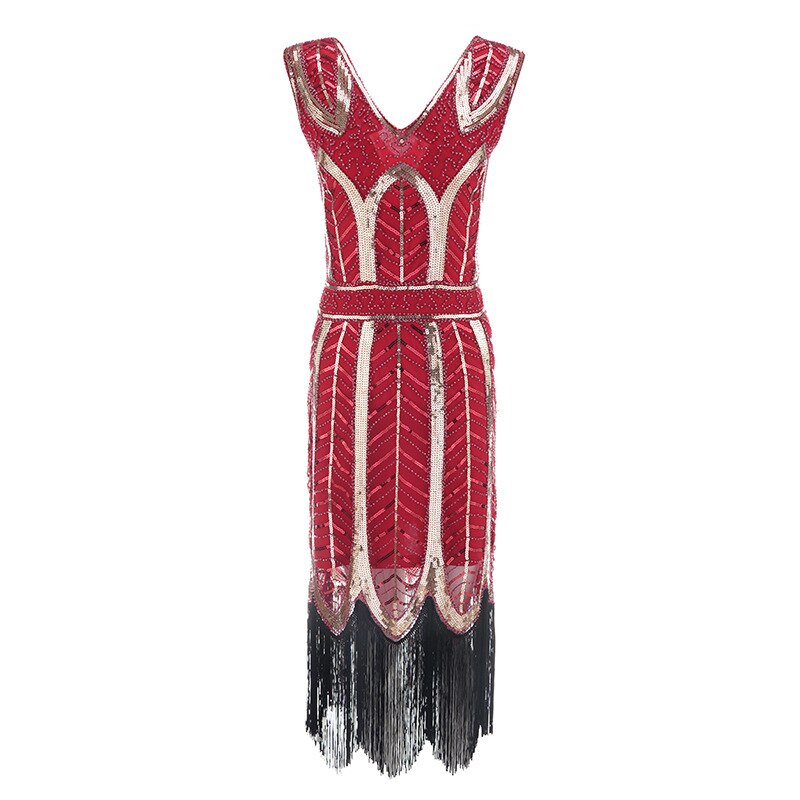 robe-charleston-grande-taille-pas-cher-rouge