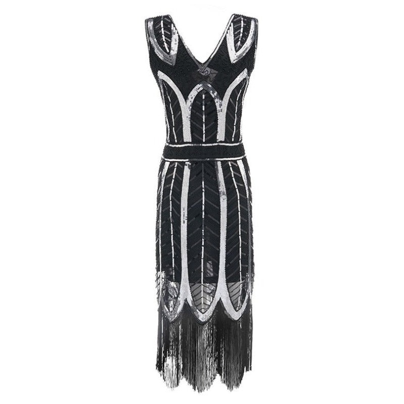 robe-charleston-grande-taille-pas-chernoir-1