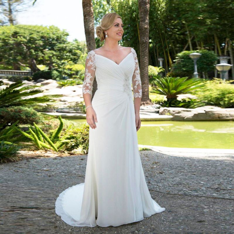 robe-de-mariee-vintage-femme-ronde