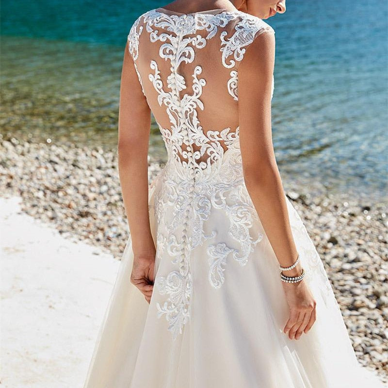 robe-de-mariee-vintage-plage