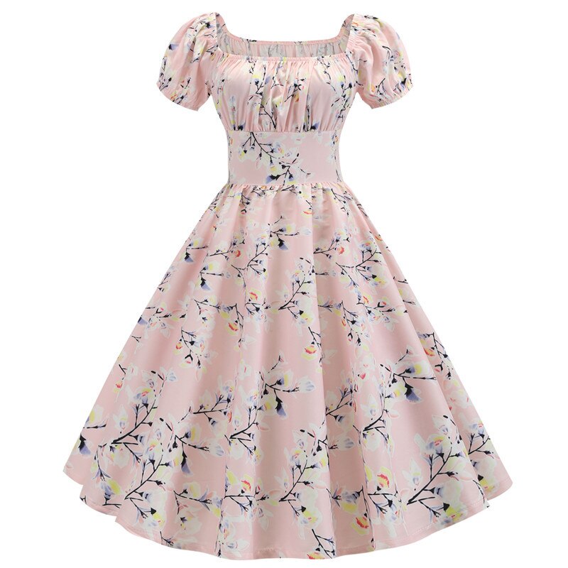 robe-de-soiree-60s--style-vintage-mi-longue