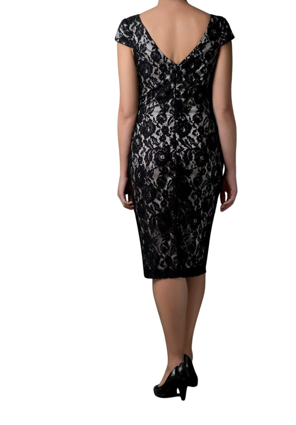 Vintage Spitzen Abendkleid