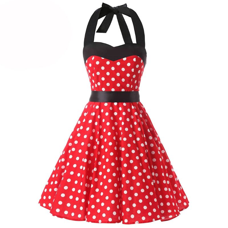 robe-drapee-style-vintage-soiree-annee-50