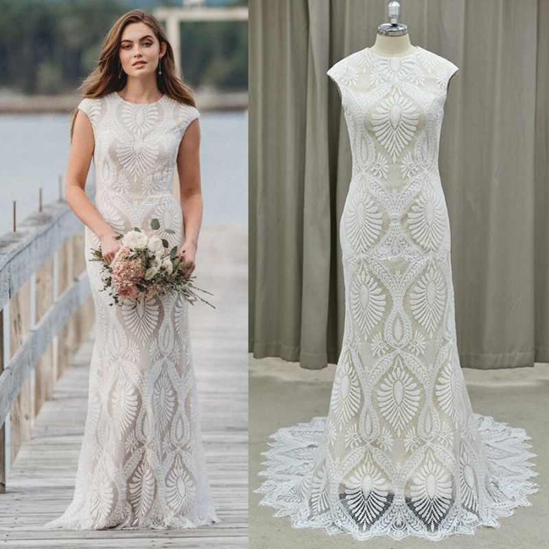 robe-mariee-longue-vintage