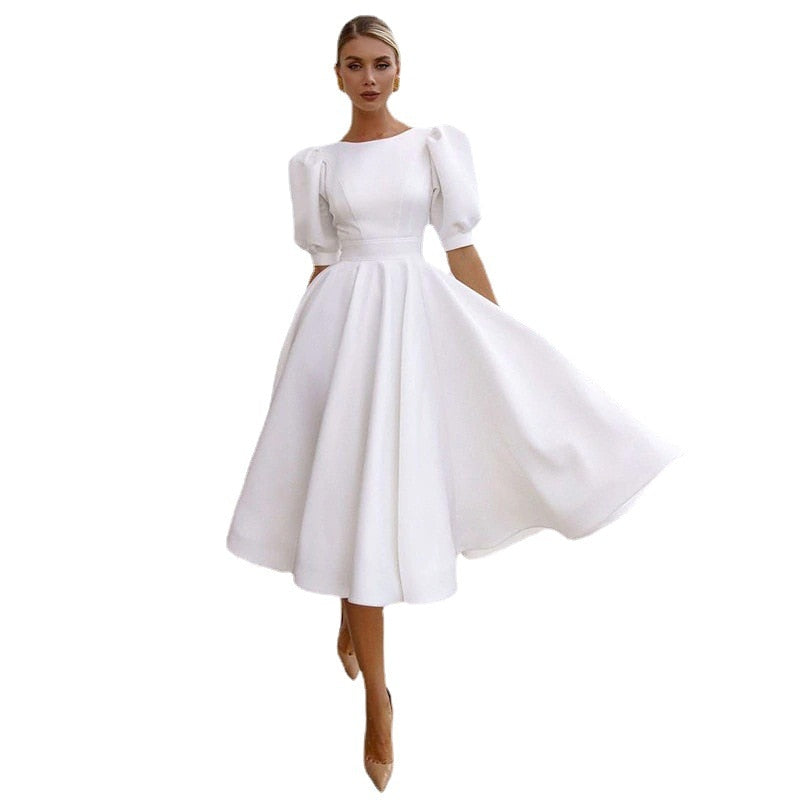 robe-mi-longue-evasee-vintage