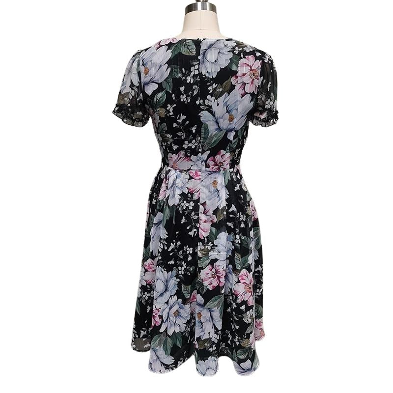 robe-vintage-taille-50-noir