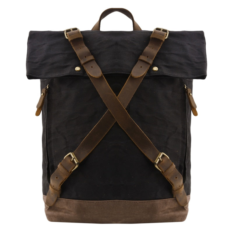 sac-dos-toile-cuir-vintage