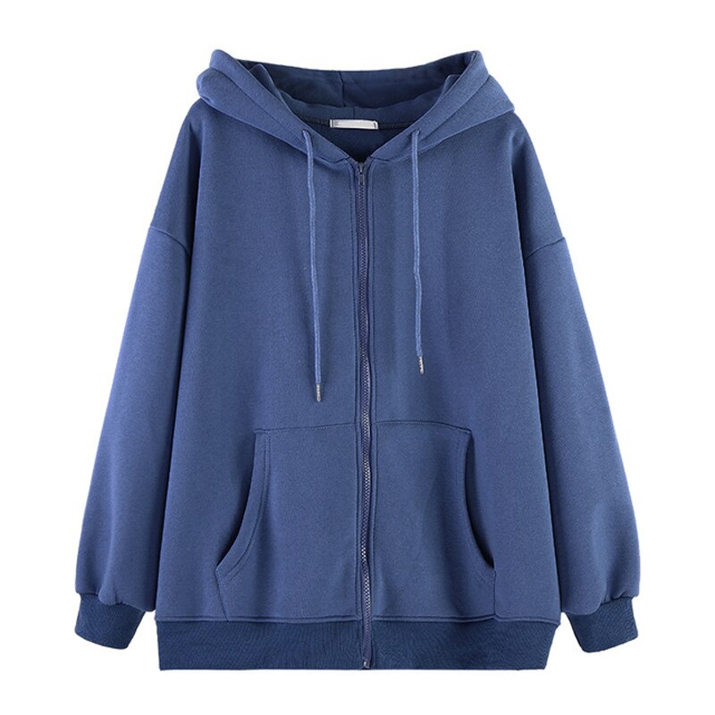 sweat-zippe-a-capuche-vintage-femme-bleu