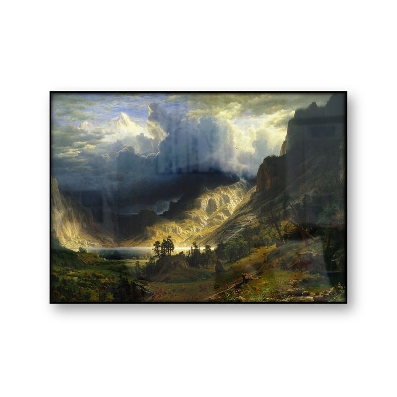   tableau-montagne-vintage