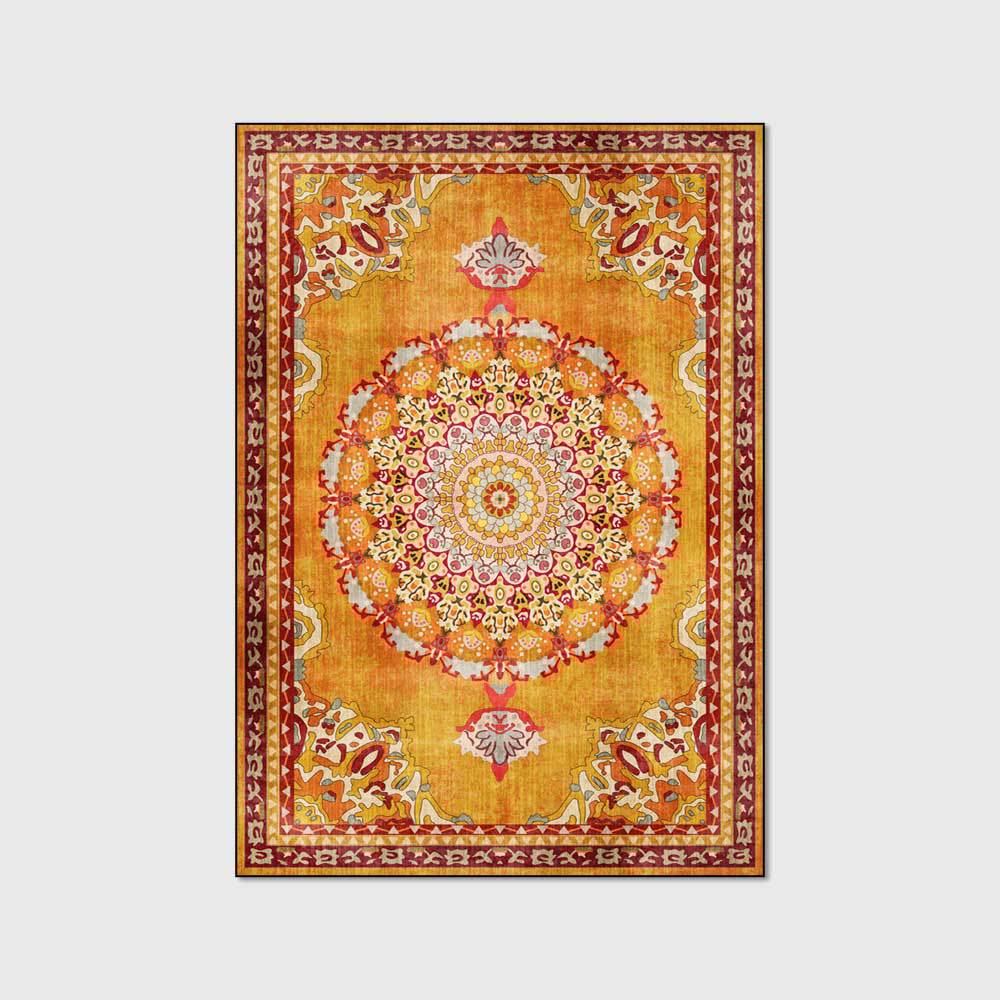    tapis-jaune-vintage