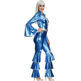 tenue-bleu-annees-80-femme